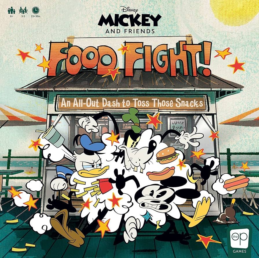 Disney Mickey and Friends Food Fight | Quick-Rolling Family Dice Game Featuring Mickey Mouse, Don... | Amazon (US)