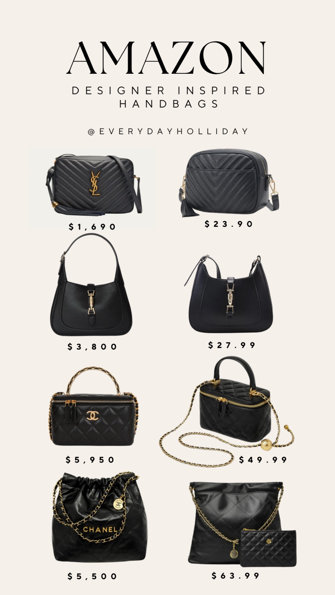 Designer inspired handbags from Amazon for way less! 😍

#LTKFindsUnder50 #LTKStyleTip #LTKItBag