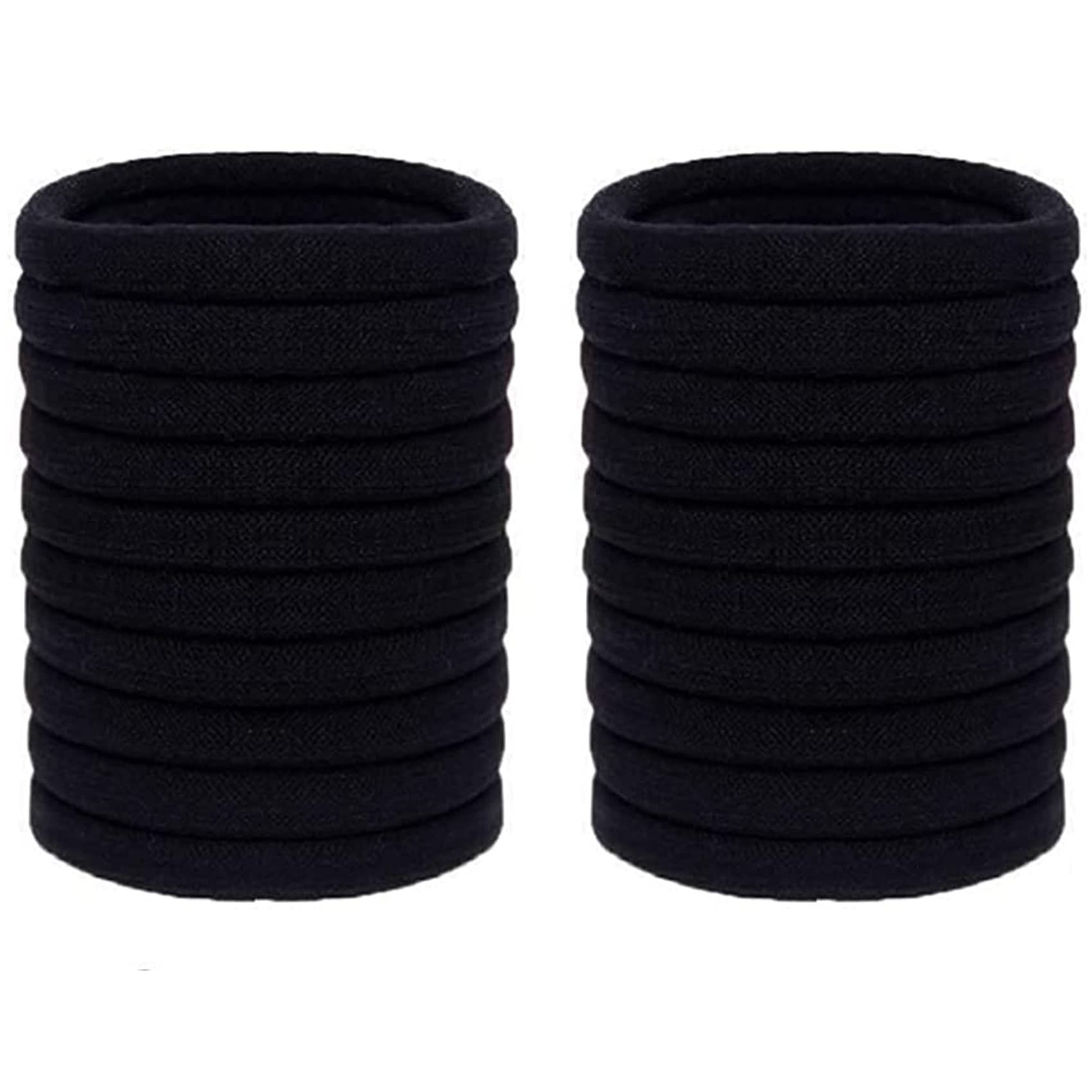 Rtinle 20 Haargummis Schwarz - Premium Gummibänder Haarbänder - elastisch und aus Baumwolle - G... | Amazon (DE)