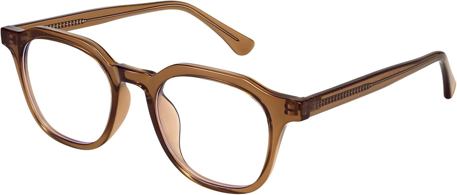 Dollger Blue Light Blocking Glasses For Woman Men Thick-Framed Square Non-Prescription, For Computer,Gaming, Phone Use | Amazon (US)
