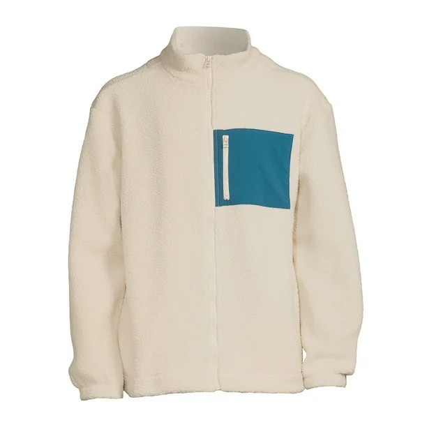 No Boundaries Men's and Big Men's Faux Sherpa Jacket - Walmart.com | Walmart (US)