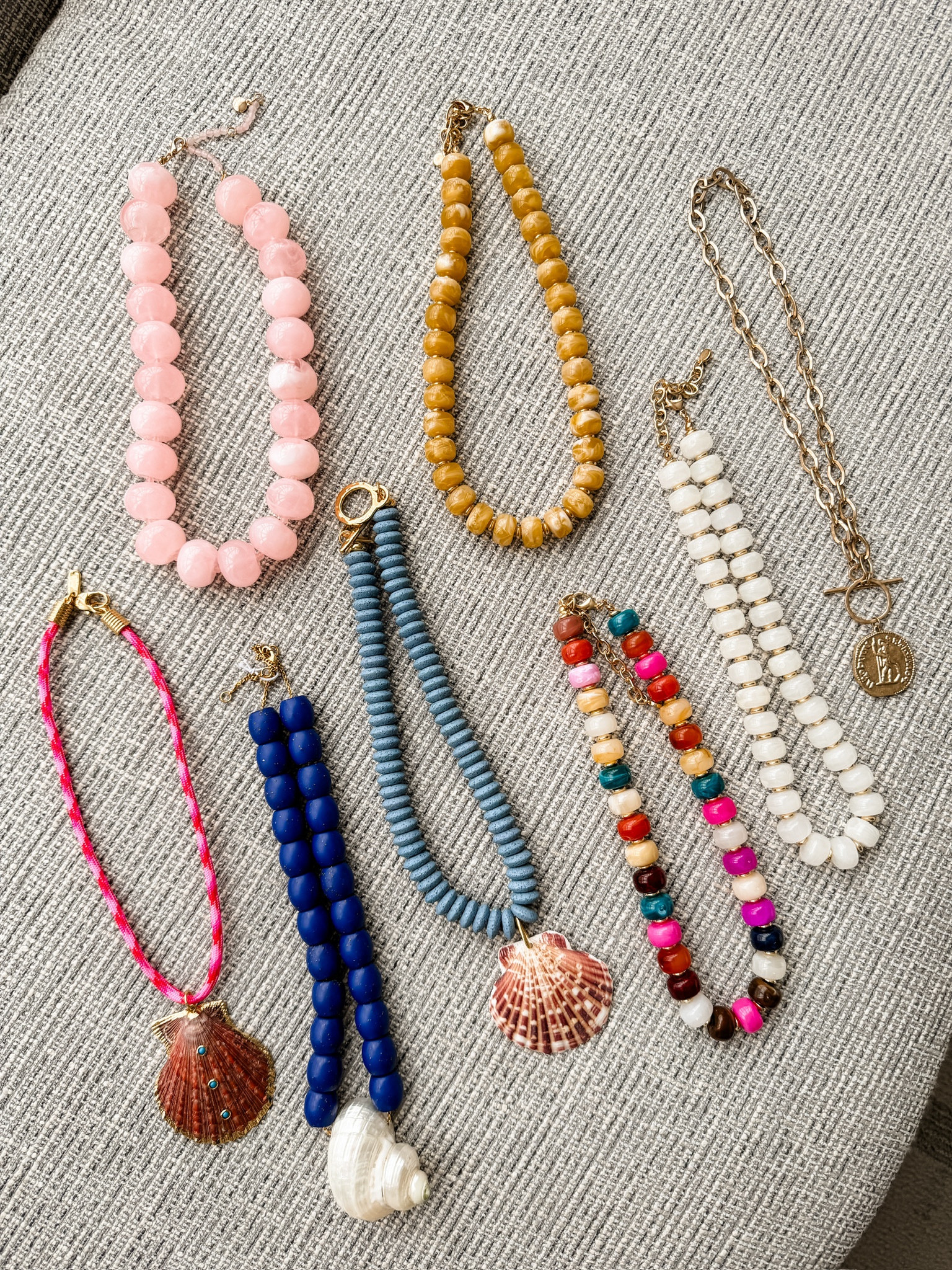 Clearly loving statement necklaces! 😍 These vary in price range & the colors are so good for the summertime!

Loverly Grey, necklaces, beaded necklace, statement necklace, jewelry 

#LTKSeasonal