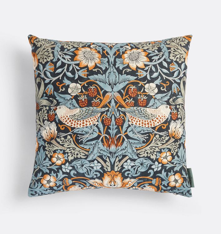 Strawberry Thief Morris & Co. Pillow Cover | Rejuvenation