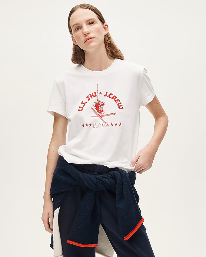 U.S. Ski & Snowboard by J.Crew classic-fit graphic T-shirt in vintage jersey | J. Crew US