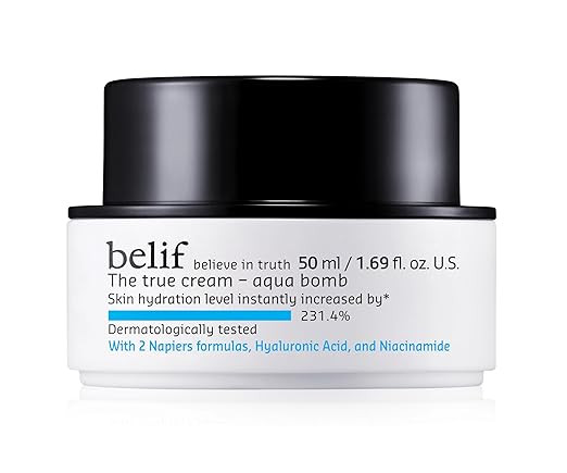belif The True Cream Aqua Bomb | New & Improved | Hydration in 10 Seconds | Hyaluronic Acid, Niac... | Amazon (US)