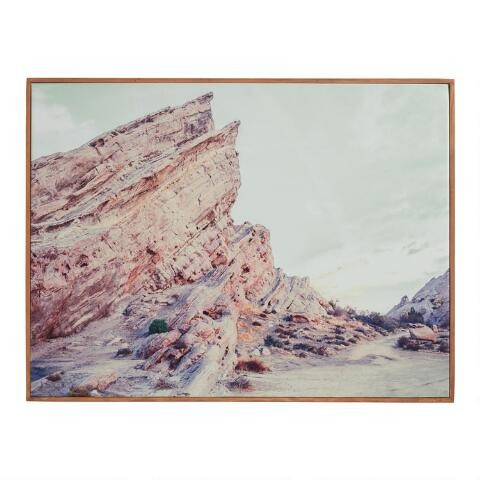 Vasquez Rocks Framed Canvas Wall Art | World Market
