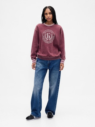 VintageSoft Oversized Logo Sweatshirt | Gap (US)