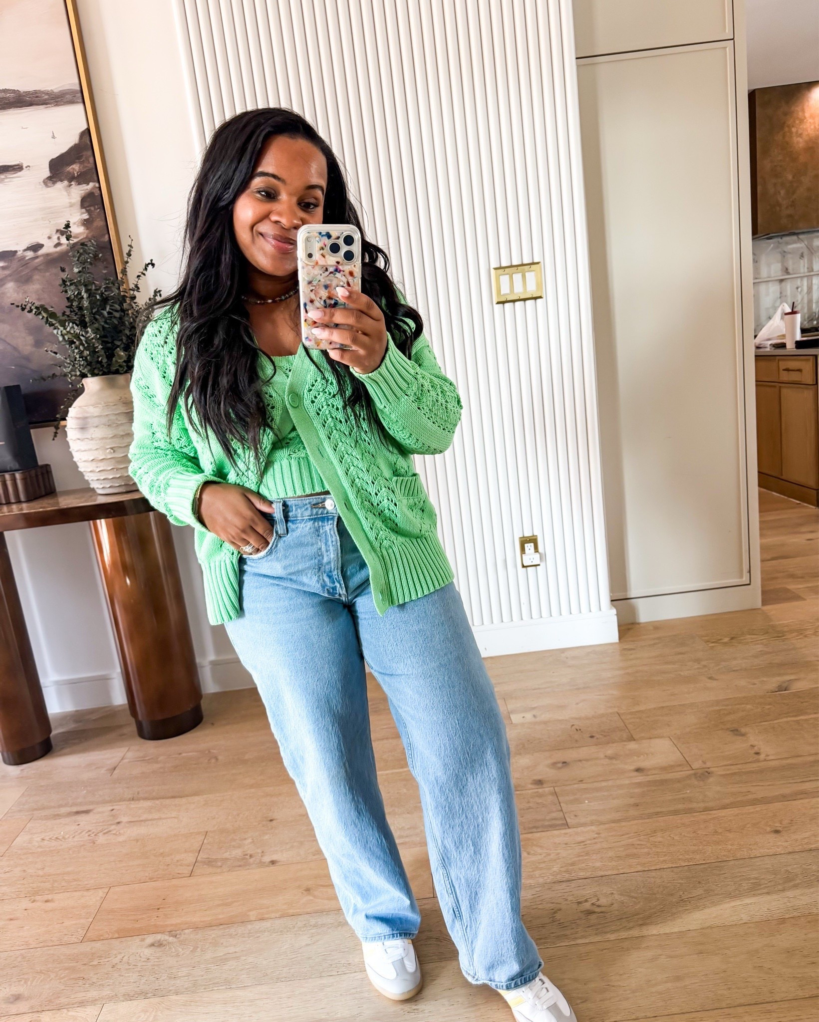 Stuck gold at Walmart with this sweater combo!! So perfect and light weight for spring! 

#LTKMidsize #LTKootd #LTKgrwm