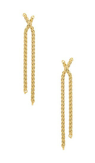 Olympia Drop Earring in Gold | Revolve Clothing (Global)