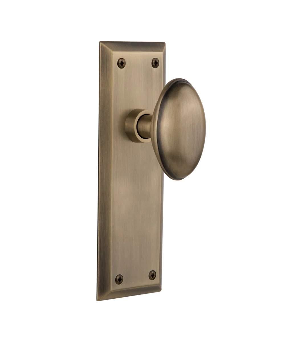 New York Plate with Homestead Door Knob | Wayfair North America