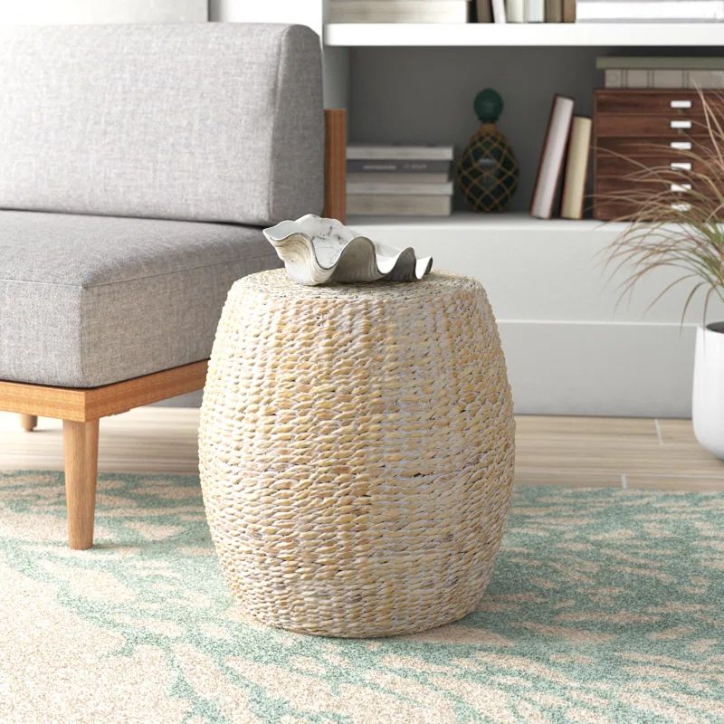 Nicholle 16'' Tall Drum End Table | Wayfair North America