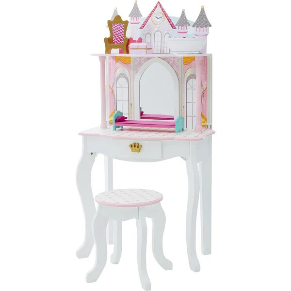 Dreamland Castle Play Vanity Set - Teamson Kids Pretend Play, Play Tents & Vanities | Maisonette | Maisonette