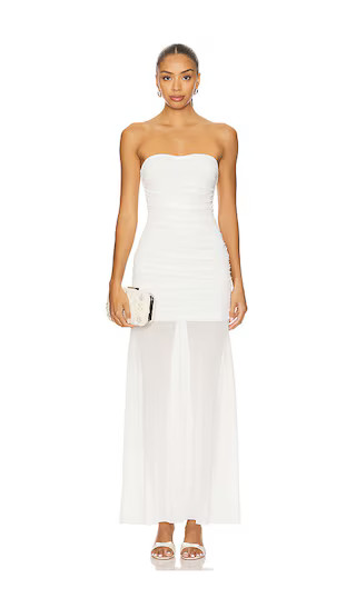 x REVOLVE Leo Dress in Ivory | Revolve Clothing (Global)
