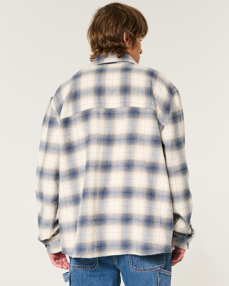 Men's Relaxed Flannel Shirt | Men's Tops | HollisterCo.com | Hollister (US)