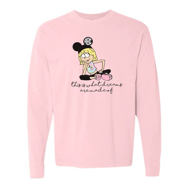 Monogrammed 'Lizzie McGuire Disney' Long Sleeve T-Shirt | United Monograms