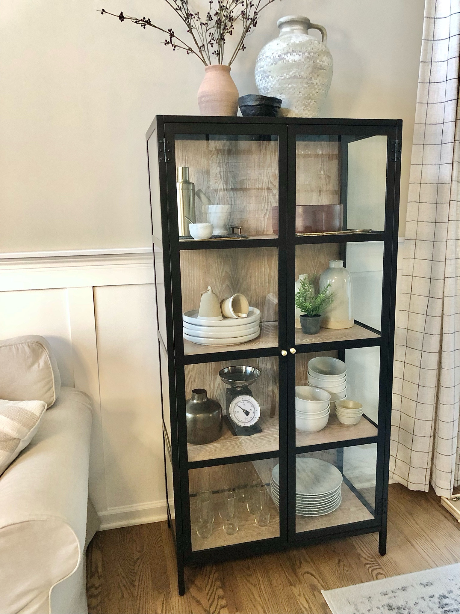 I love this #studiomcgee display cabinet and it's back in stock! I tried to link all the goodies I have in there or similar items. This is in my dining room area so it holds mostly dining items!
#displaycabinet #diningroom #targetfinds #target #shelfie #shelfdecor 

#LTKstyletip #LTKhome #LTKFind