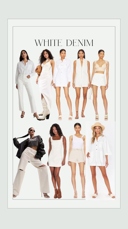 White denim for summer!
Mini dress, denim, shorts 

#LTKstyletip #LTKunder100 #LTKSeasonal