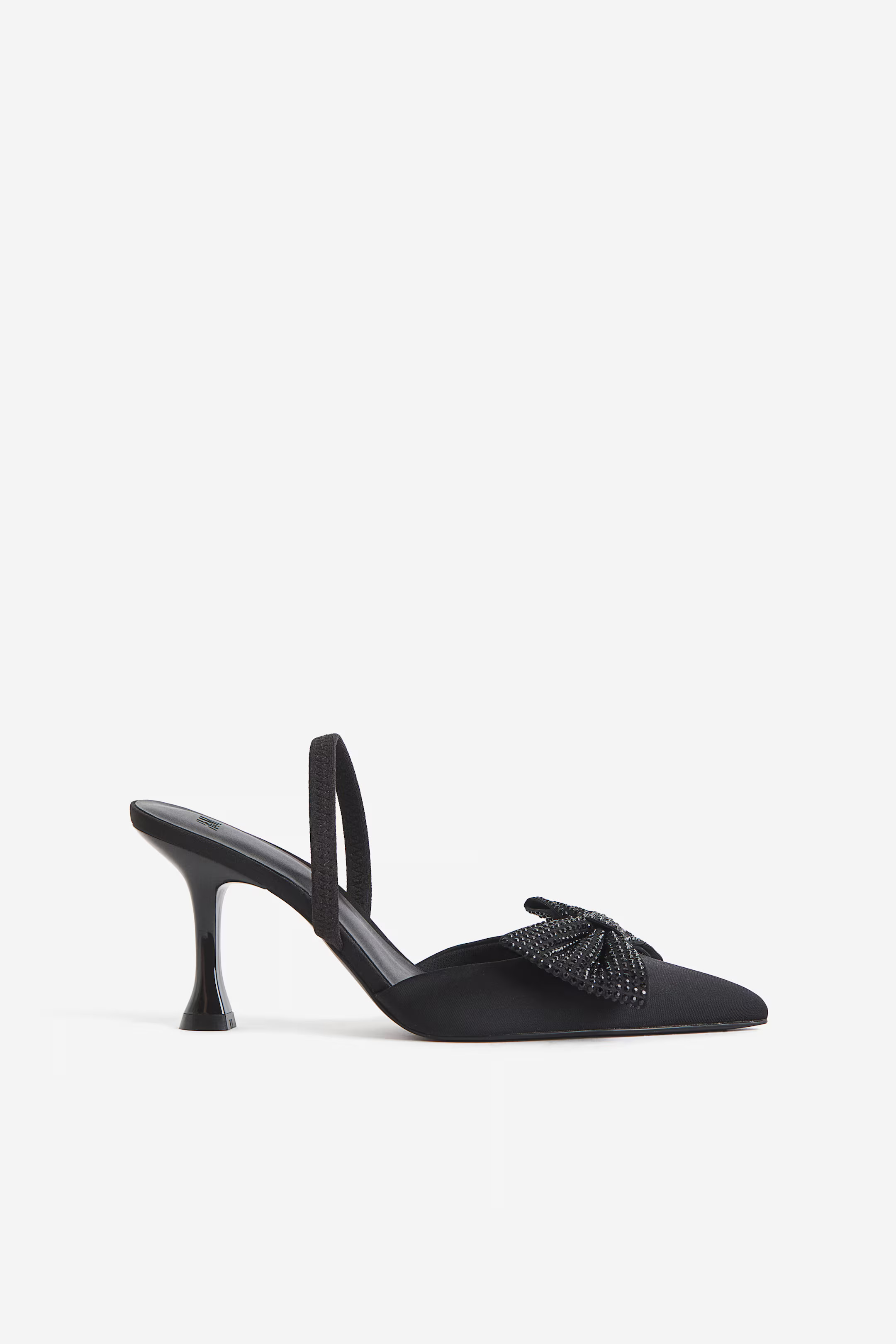 Bow-detail Slingbacks - Black - Ladies | H&M US | H&M (US + CA)