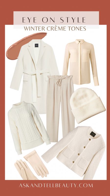 WINTER CRÈME TONES // Incorporate this luxe soft tone into
your winter wardrobe with elegant pieces that can be worn with an array of looks ✨ 

Winter style, winter fashion, cream color style, winter essentials 

#LTKstyletip #LTKSeasonal #LTKFind