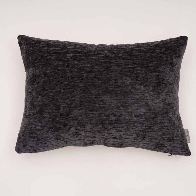 Oversize Dainty Chenille to Linen Reverse Throw Pillow - Evergrace | Target