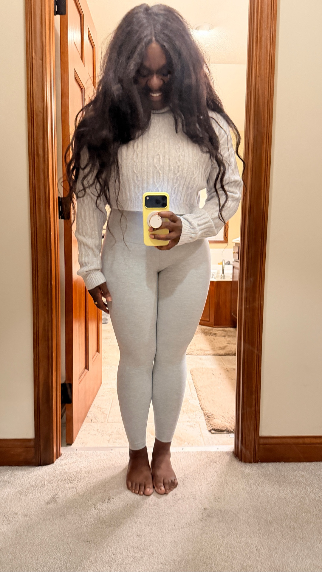 My favorite sweater is from @Alo Yoga 