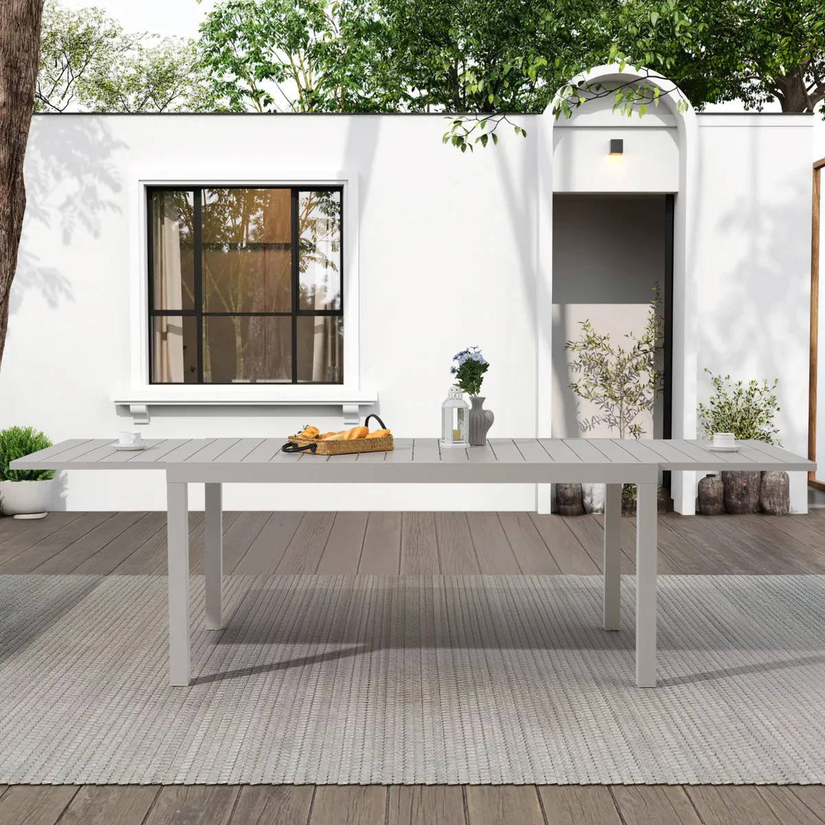 Outdoor Aluminum Extended Table | Wayfair North America