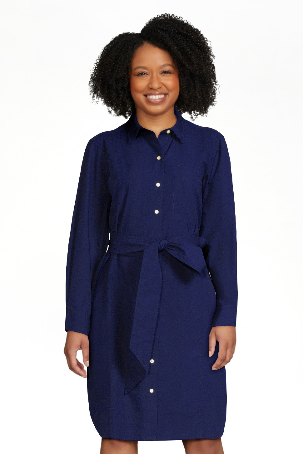 Free Assembly Women's Belted Mini Shirtdress with Long Sleeves, Sizes XS-XXL | Walmart (US)