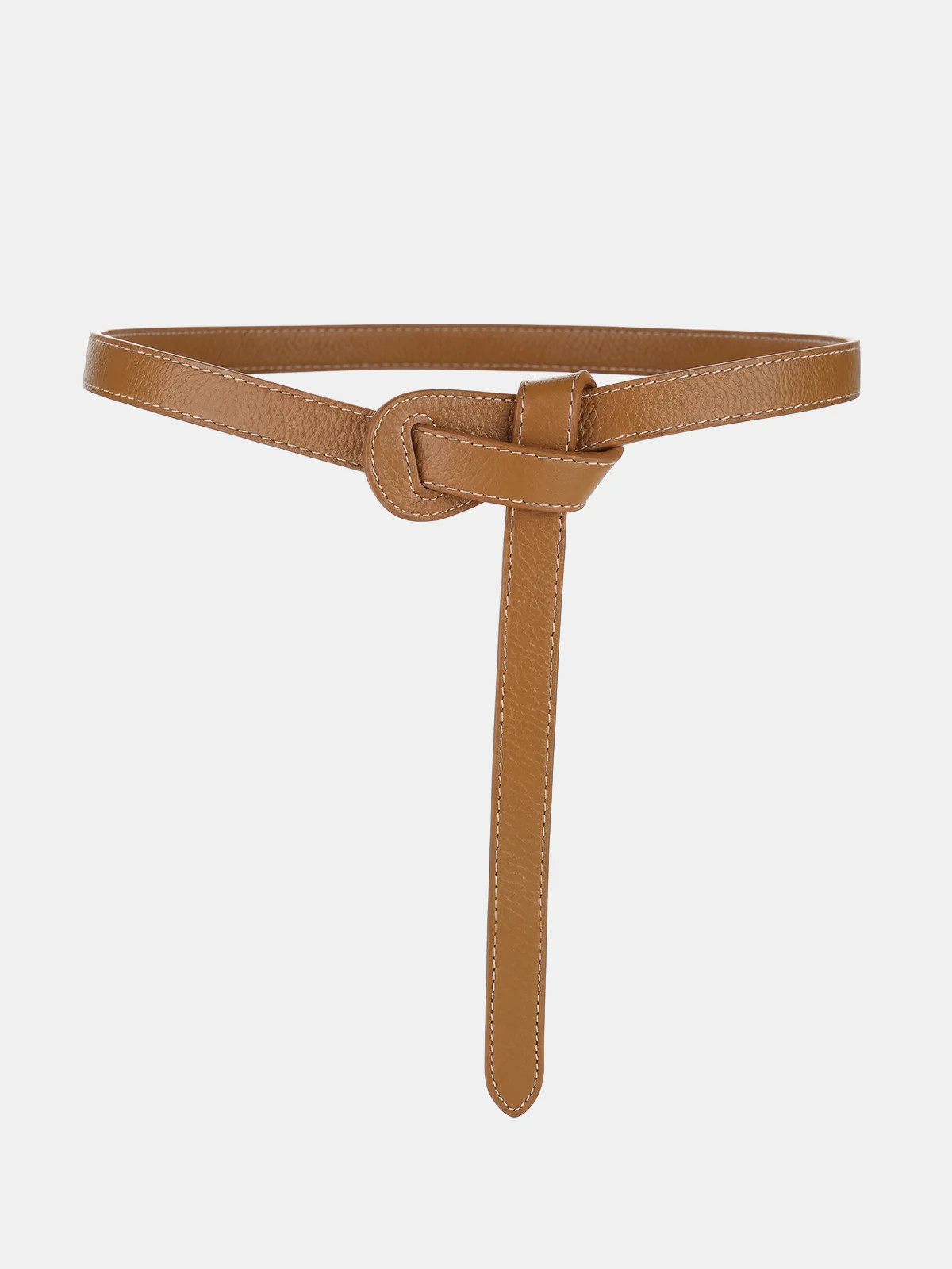 Knotted Leather Waist Belt | Commense