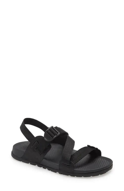 Chaco Lowdown Sport Sandal in Black Fabric at Nordstrom, Size 7 | Nordstrom