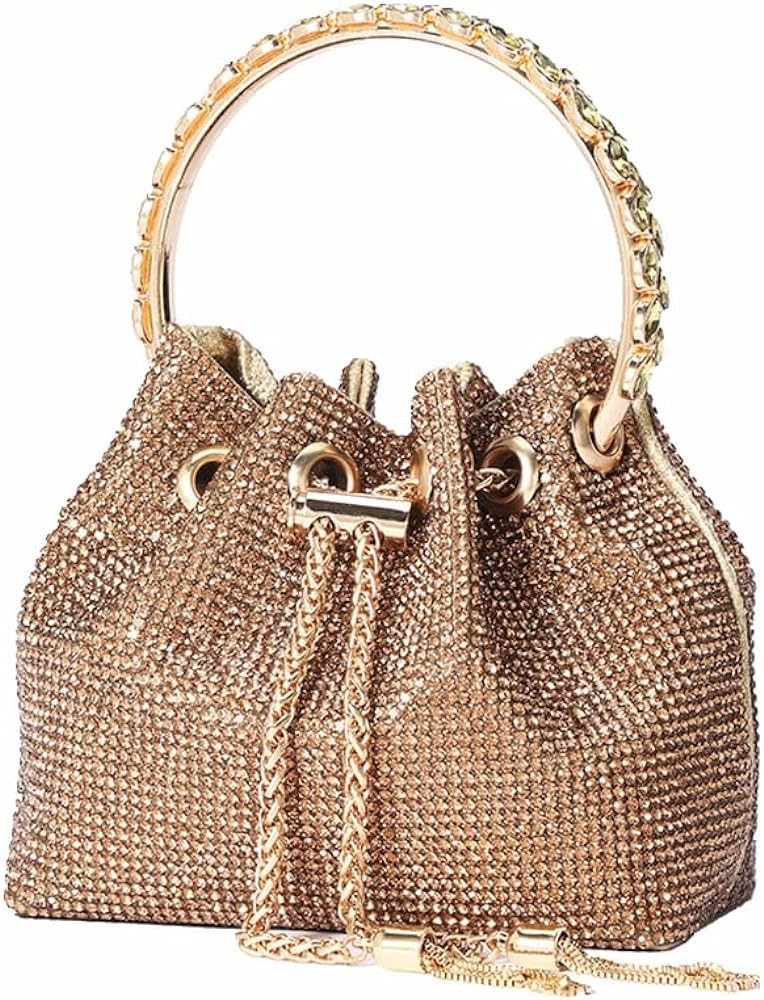 Rhinestone Bag Gold  | Amazon (US)