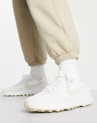 Nike Waffle One sneakers in summit white and fossil | ASOS (Global)