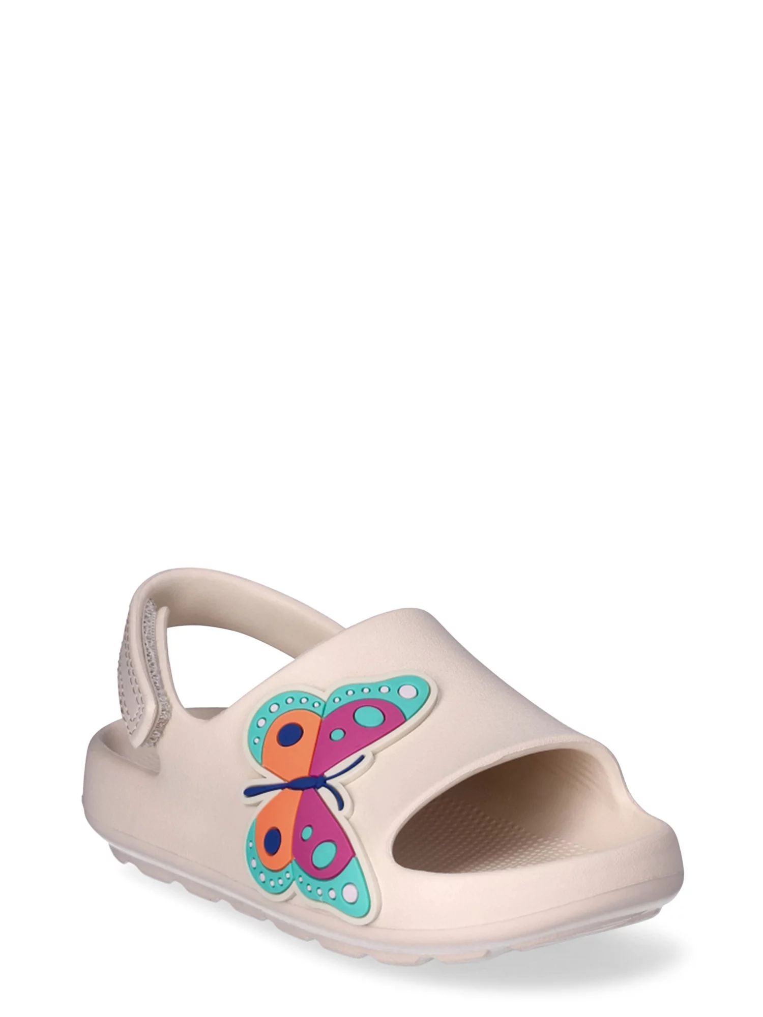 Wonder Nation Toddler Girls EVA Icon Slide Sandals | Walmart (US)