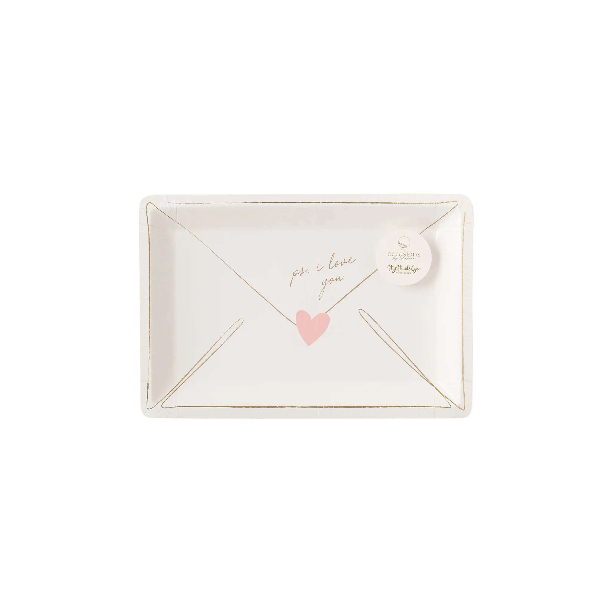 Occasions By Shakira - Valentine Love Notes Plate | My Mind's Eye