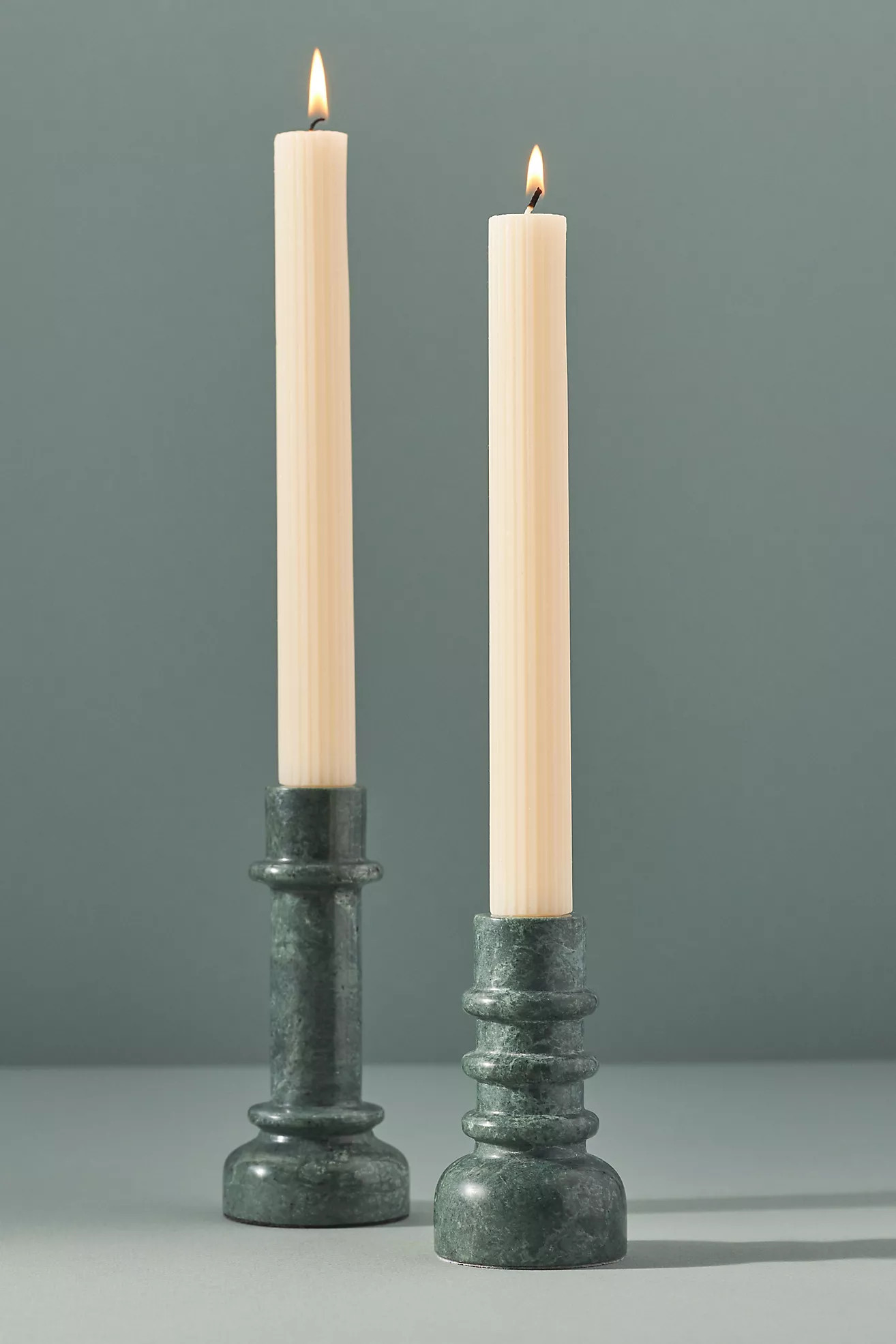 Fiona Marble Candlestick Holder | Anthropologie (US)