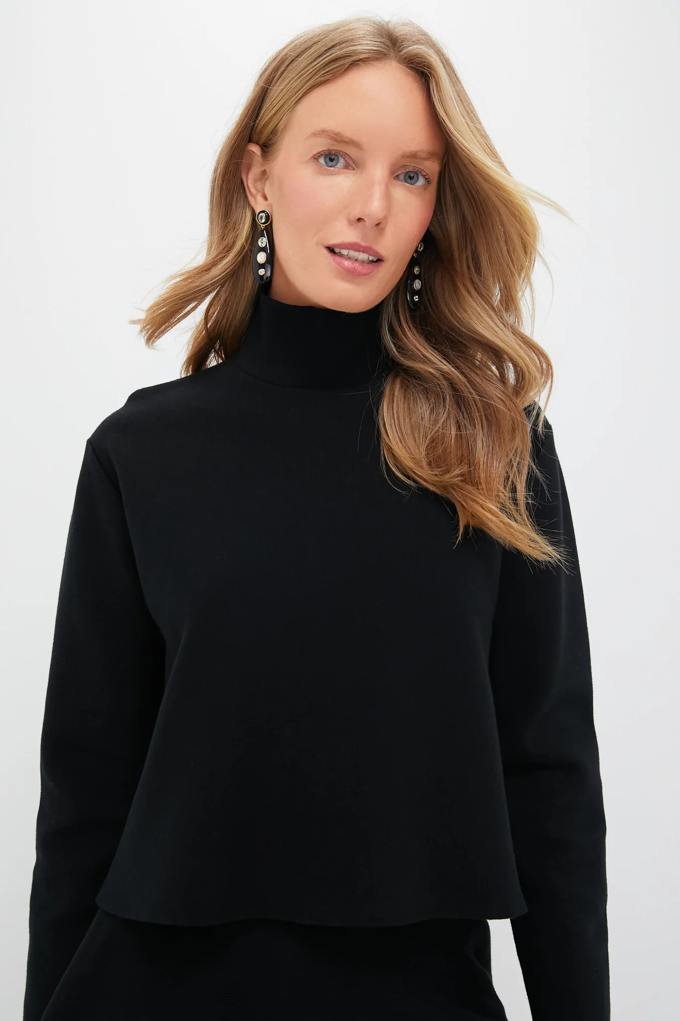 Black Knit Kimberly Sweater | Tuckernuck (US)