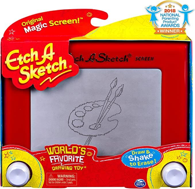 Etch A Sketch, Classic Red Drawing Toy with Magic Screen, for Ages 3 and Up | Amazon (US)