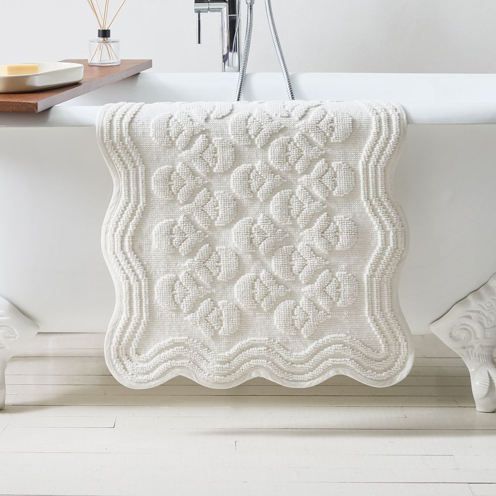 Thistle Jacquard Bath Mat | West Elm (US)