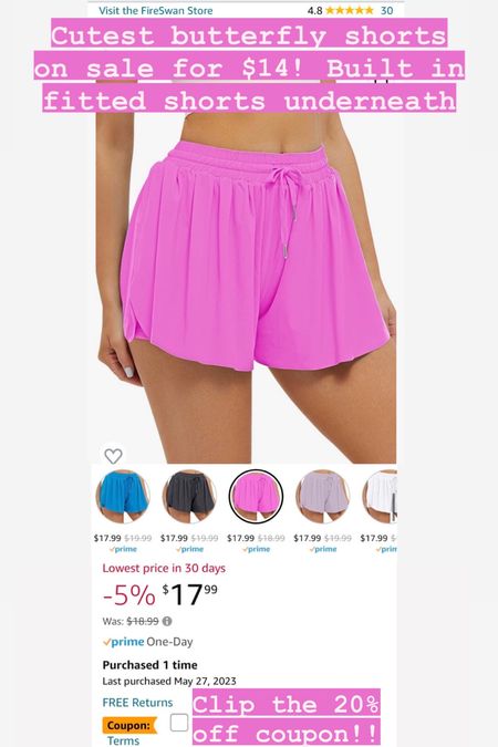 Cutest Amazon shorts- so comfy!!! On sale for $14

#LTKfit #LTKsalealert