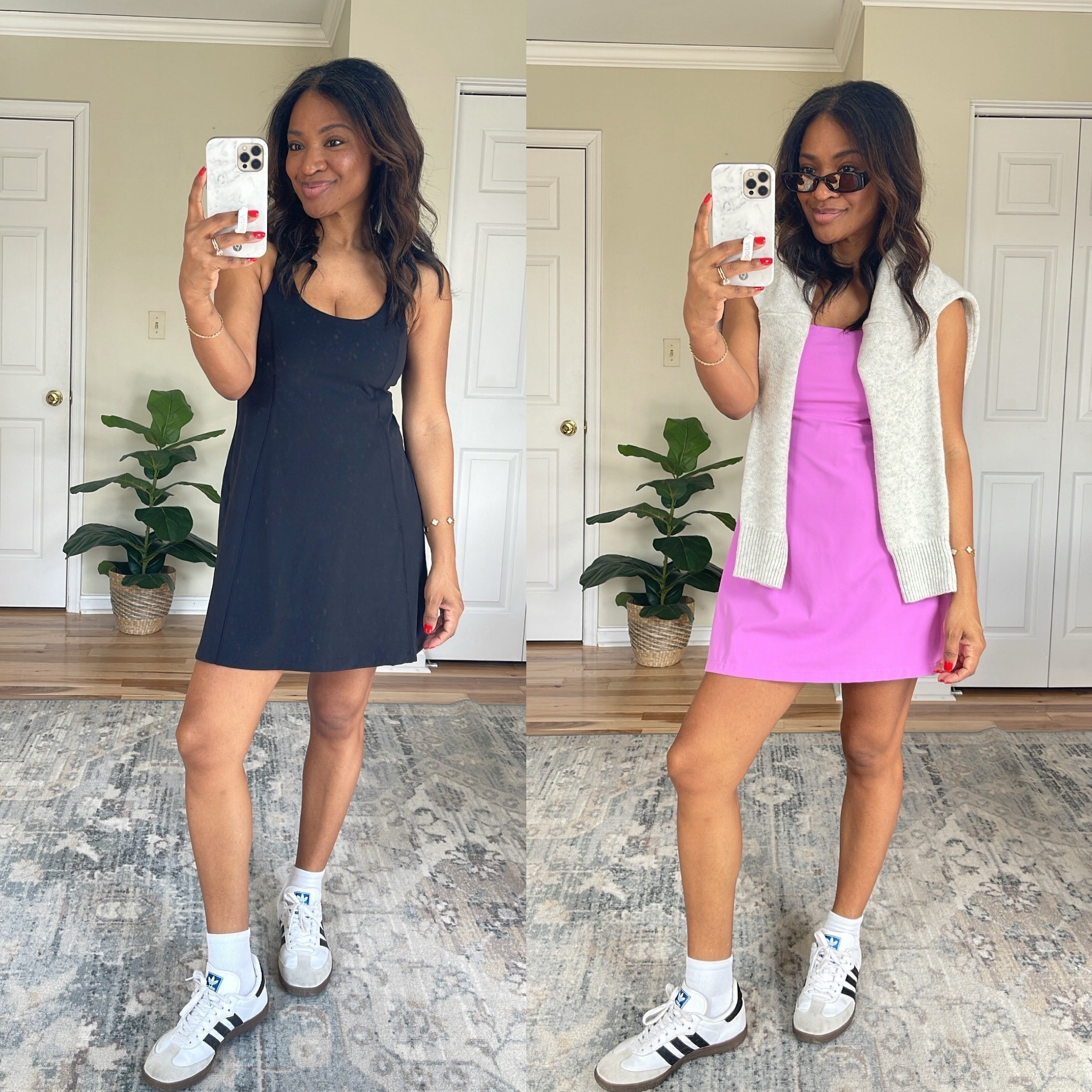 Wearing a small in both 

#ltkootd #ltkover40 #ltkgrwm