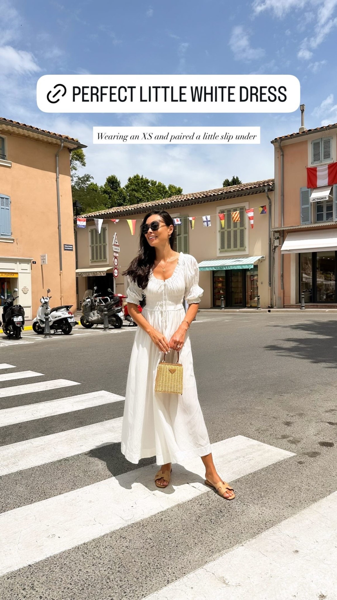 Wearing an XS and paired a little slip under, St. Tropez dress, white Doen summer dress. 

#LTKspringtrends #LTKSeasonal #LTKspring