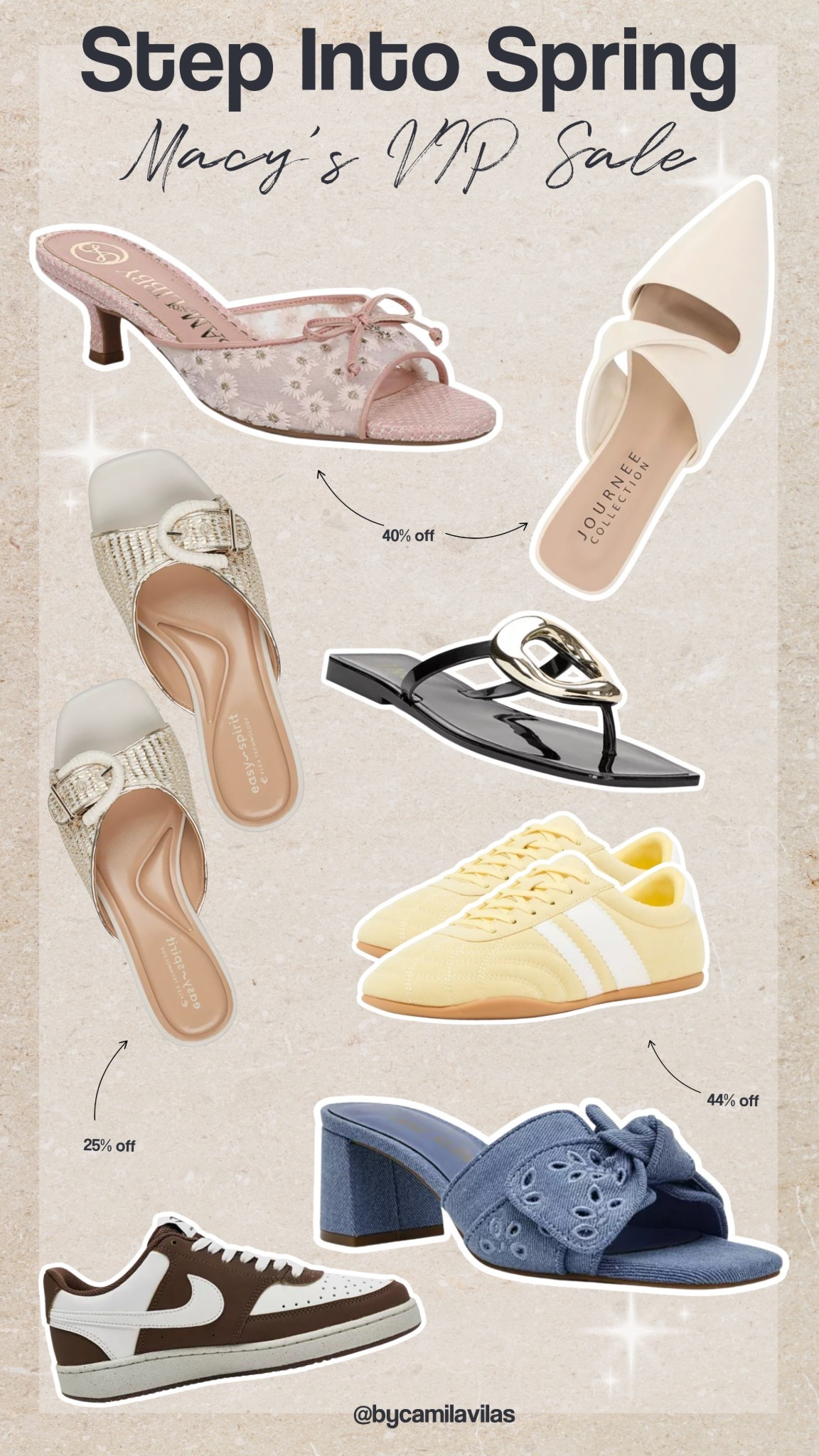 @Macys is having their VIP sale, and the CUTEST shoes are currently 25-40% off! There’s seriously a pair for every style! 


Shoes, Spring Style, Flats, Heels, Sneakers, Sandals, Affordable Fashion 

#LTKootd #LTKSaleAlert #LTKgrwm