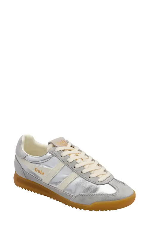 Gola Firefly Sneaker in Silver/off White at Nordstrom, Size 5 | Nordstrom