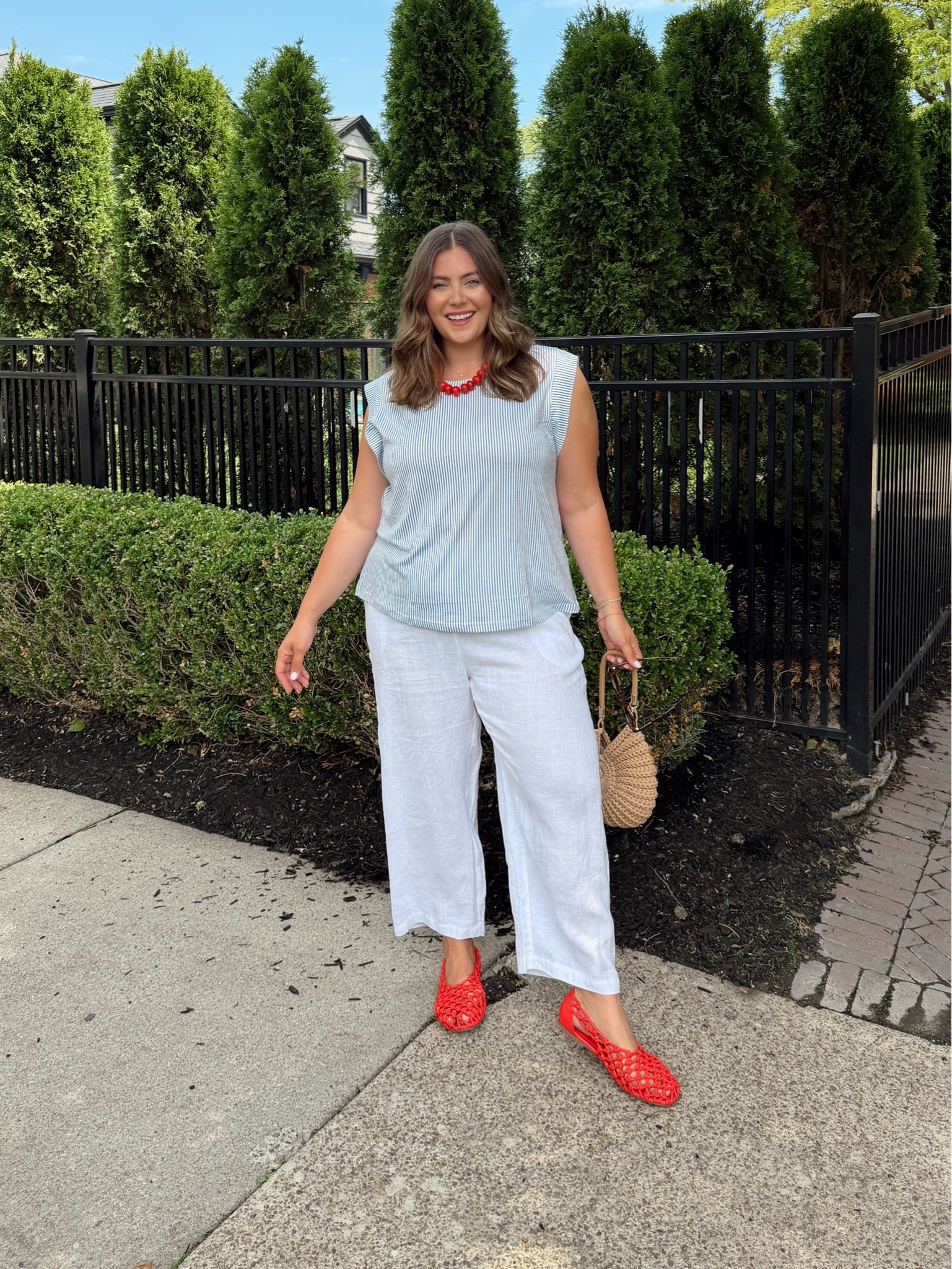 Wearing size XXL in top & 2X in pants

#LTKootd #LTKSeasonal #LTKMidsize