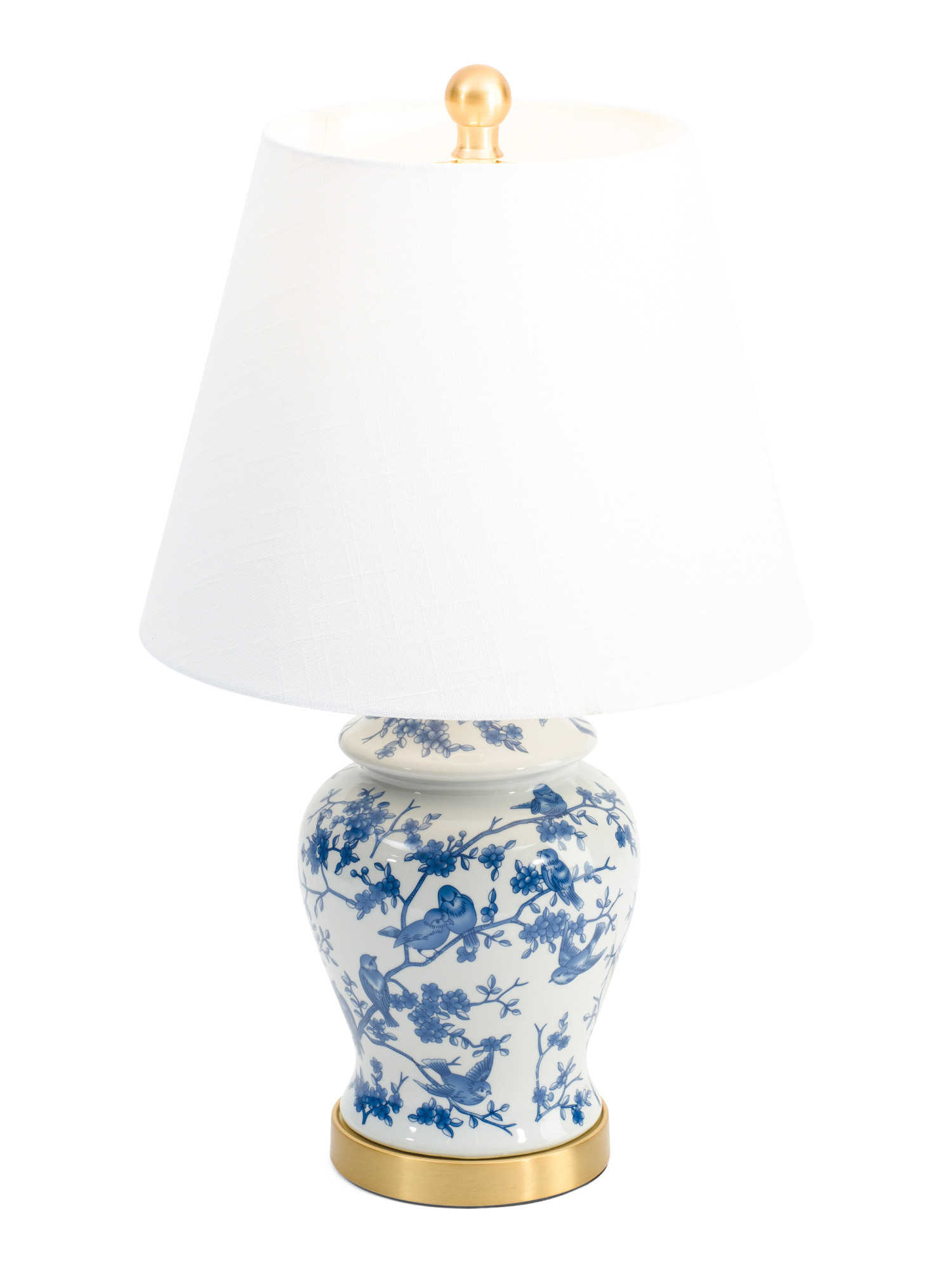 22in Penelope Chinoiserie Ginger Jar Led Table Lamp | Bedroom | Marshalls | Marshalls