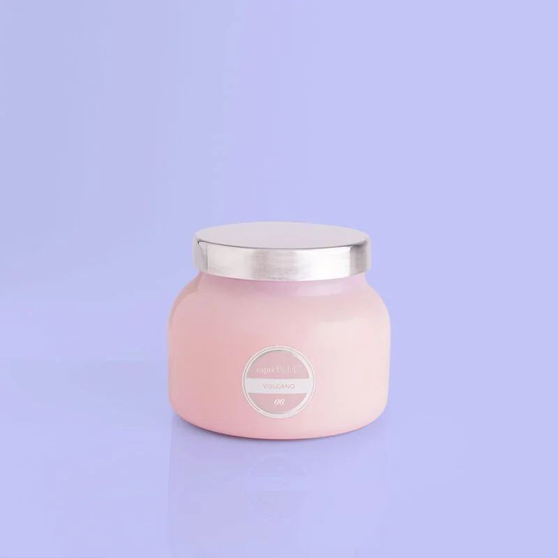 Volcano Tropical Scented Pink Petite Jar 8 oz | Capri Blue | Capri-Blue