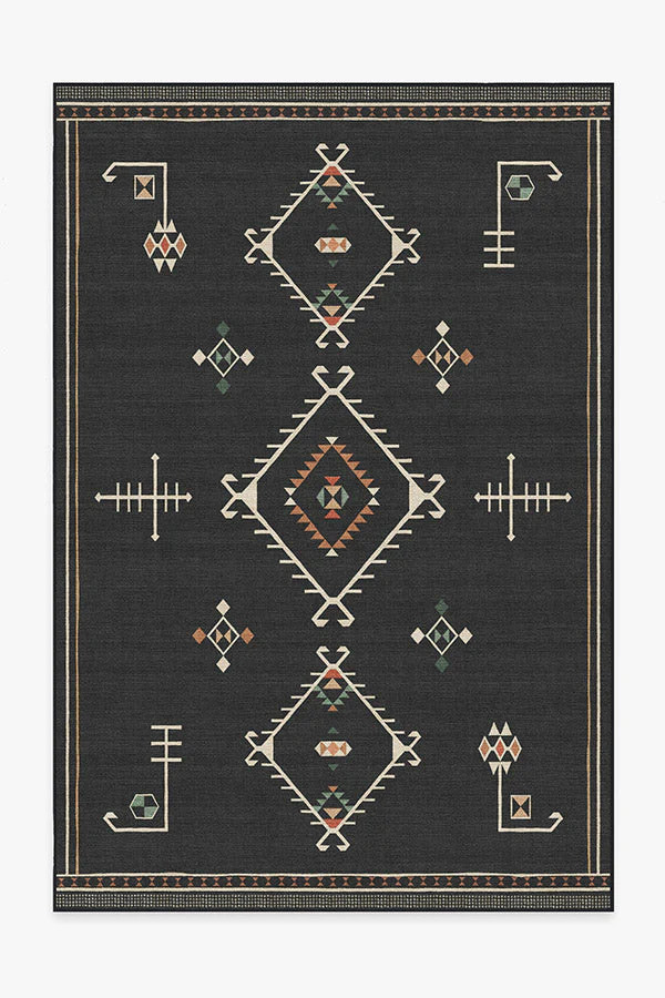 Outdoor Damali Black Multicolor Rug | Ruggable | Ruggable