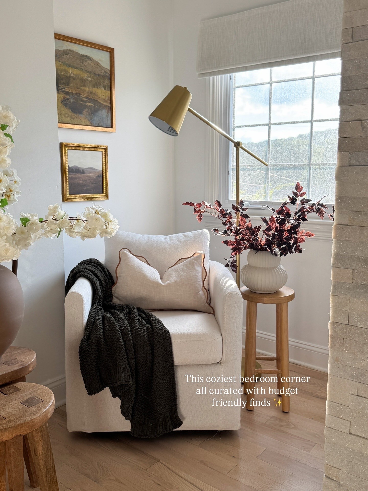 The coziest little corner in our master bedroom 🤎💕

#LTKSeasonal #LTKSaleAlert #LTKHome