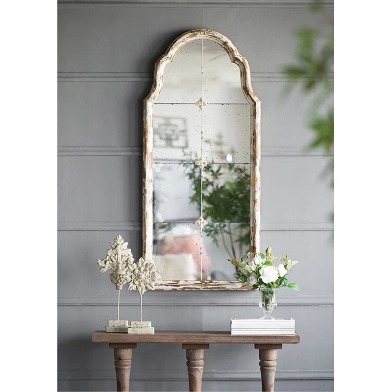 Stylish Wall Mirror With Decorative Window Look For Versatile Home Decor | Wayfair North America