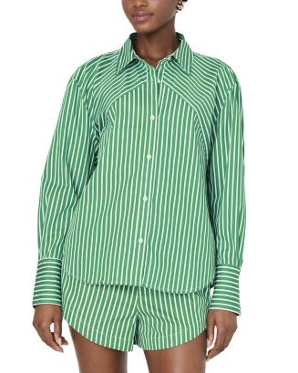 FRENCH CONNECTION Alexis Diagonal Yoke Button Front Top  | Bloomingdale's Sale All Sale & Clearan... | Bloomingdale's (US)