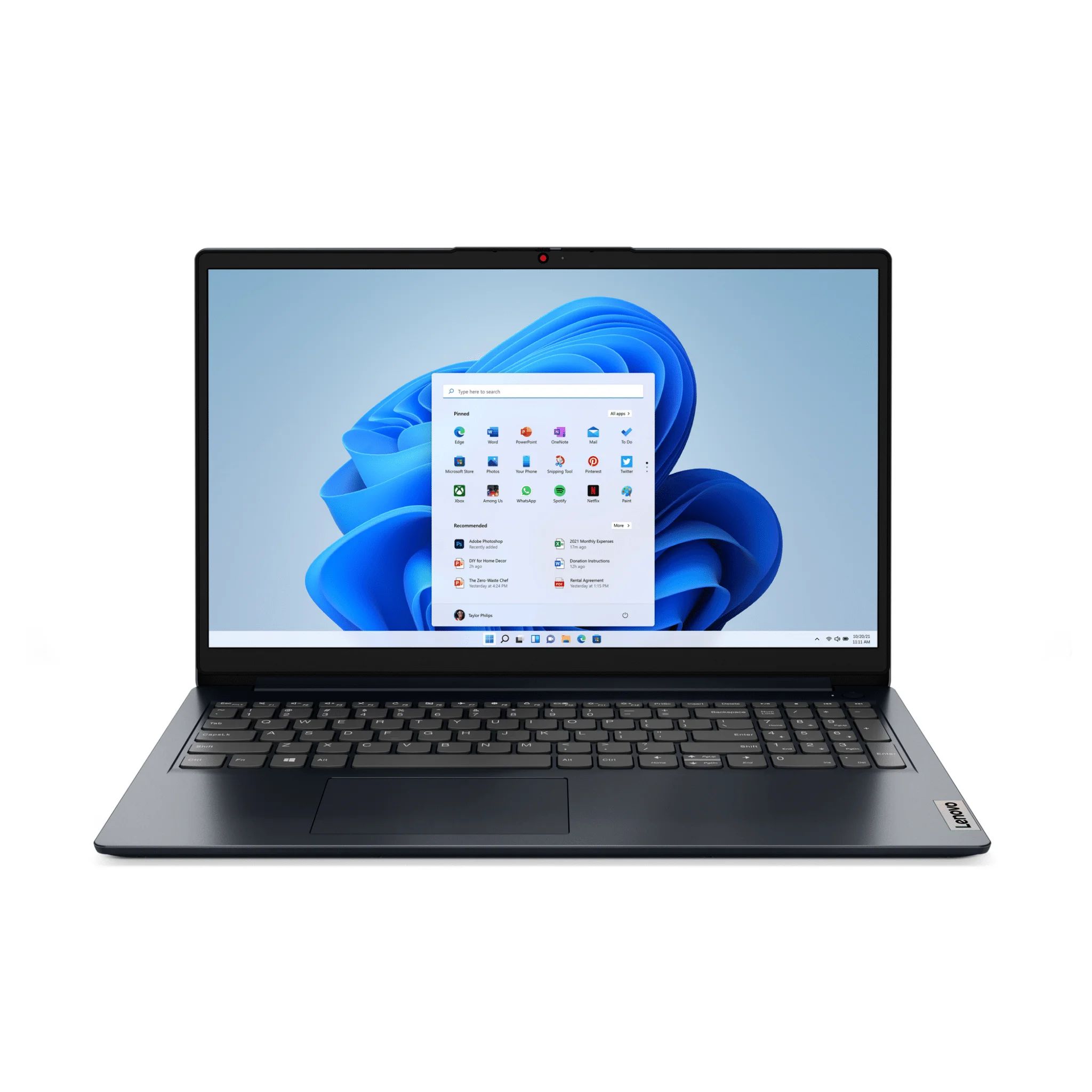 Lenovo Ideapad 1 15.6 inch Laptop AMD Ryzen 3-7320U 8GB RAM 256GB SSD Abyss Blue | Walmart (US)